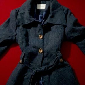 Pink Blush Dress Coat Size Medium 30% Wool, 70% Polyester